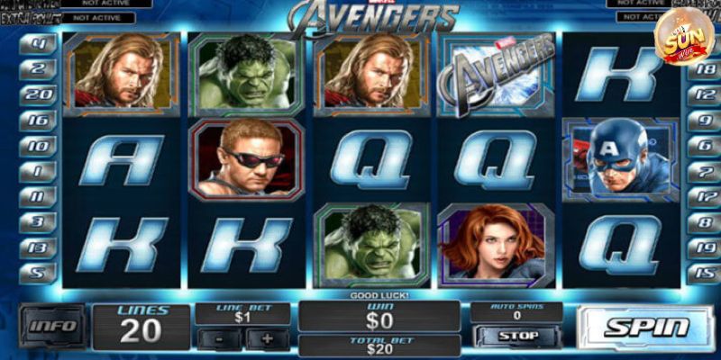 Nổ Hũ Avengers - Game Slot Lấy Ý Tưởng Từ Phim Siêu Anh Hùng