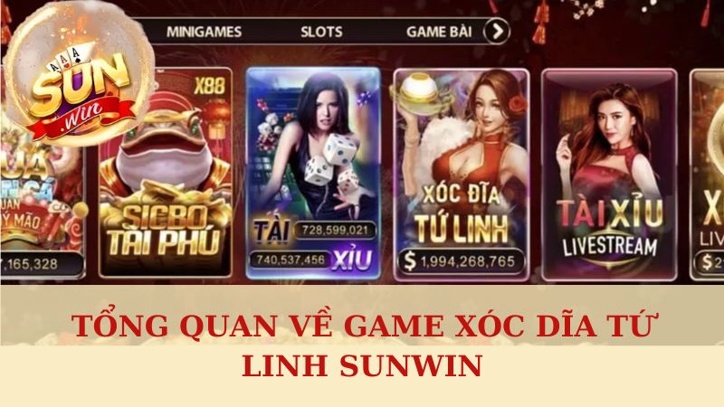 Đôi nét về game xóc dĩa tứ linh Sunwin